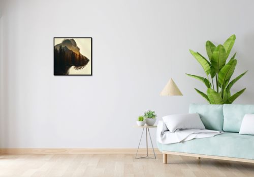 Plakat 50x50cm Psi Duch Lasu na Arena.pl