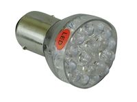 żarówka 24 LED bay15d p21/5w czerwona 12v 2 włóknowa stop + pozycja