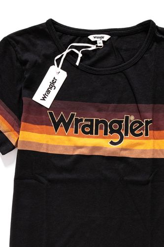WRANGLER RETRO RAINBOW TEE BLACK W7339EV01 L na Arena.pl