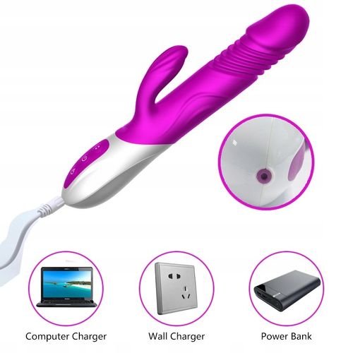 Wibrator-Silicone Vibrator USB 10 Function and Thr na Arena.pl