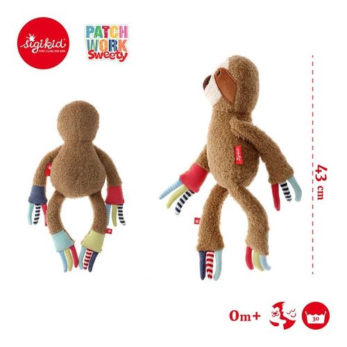 SIGIKID Duży leniwiec 43 cm Patchwork Sweety na Arena.pl