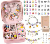 Zestaw do Robienia Bransoletek Koraliki do Tworzenia Biżuterii DIY CHARMS