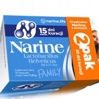Oryginalny probiotyk NARINE – DYSKOMFORT JELITOWY – 60 kaps (30 dni)