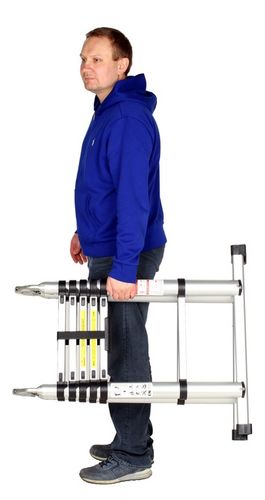 DRABINA TELESKOPOWA wys. rob. 4,6m / na schody HIT na Arena.pl