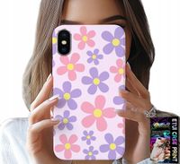 ETUI DO IPHONE XS MAX - KOLOROWE STOKROTKI, STOKROTKA, KWIATKI