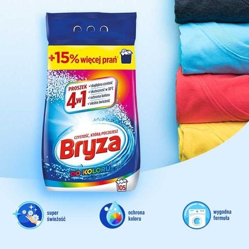 bryza 4w1 proszek color 6,825kg / 105 prań na Arena.pl