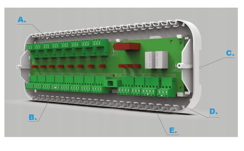STEROWNIK LISTWA DO SIŁOWNIKÓW TERMOSTATÓW POKOJOWYCH PODŁOGÓWKI L-5-S SLIM na Arena.pl