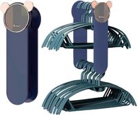 uchwyt na wieszaki do szafy granatowy