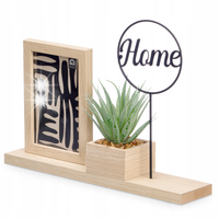 RAMKA NA ZDJĘCIE STOJĄCA DEKORACYJNA BEŻOWA MDF HOME 33 X 24 X 7 CM