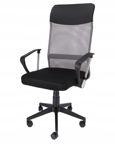 fotel zoom ekoskóra szara na Arena.pl