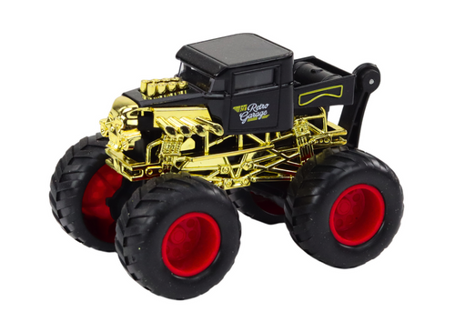 Pojazd Auto z Napędem Frykcyjnym Terenowe Czarne na Arena.pl