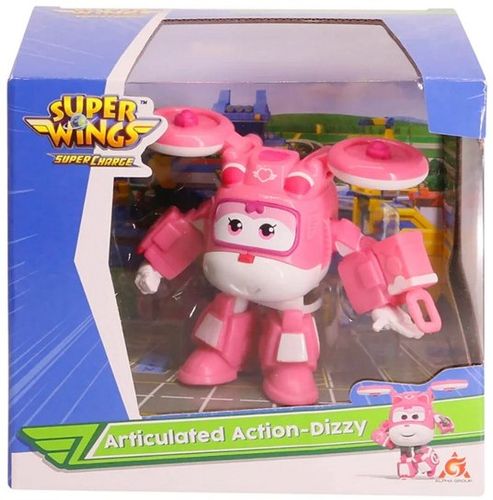 Super Wings samolot Articulated Action Dizzy 8cm na Arena.pl
