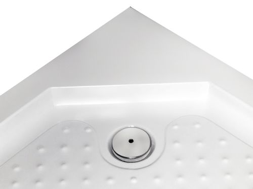 Brodzik biały wysoki LOFT 80x80 13 cm na Arena.pl