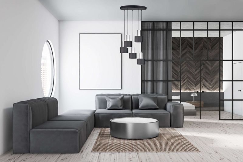 Lampa wisząca 5xE27 LUCE BLACK SILVER zdjęcie 2