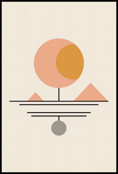 Plakat 67,5x100cm Geometryczna Utopia zdjęcie 2