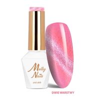 Lakier hybrydowy LED/UV Gel Polish Cat Eye Crystal Nr 265 MollyNails 8g
