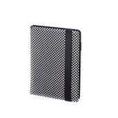 notes notatnik srebrny a6 w linię z wymiennym wkładem 200 stron drops