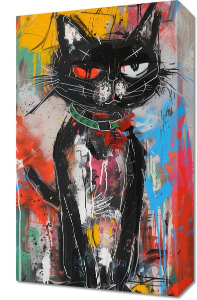 Obraz 30x50cm Gburowaty Kiciak zdjęcie 1