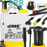 OPRYSKIWACZ CIŚNIENIOWY PLECAKOWY ZRASZACZ OGRODOWY SPRYSKIWACZ RĘCZNY 20L