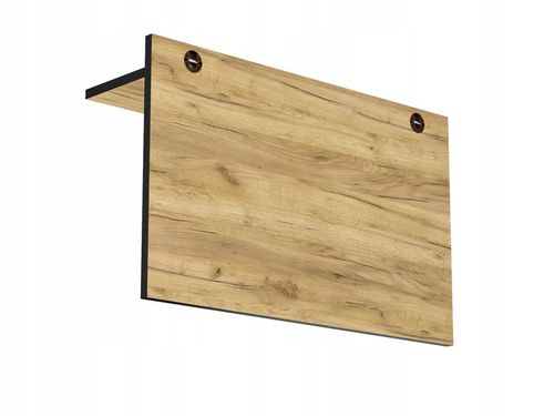 duży wieszak ścienny na ubrania dąb, hak czarny na Arena.pl