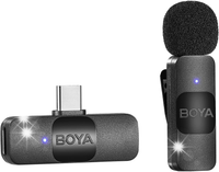 Mini Mikrofon Bezprzewodowy BOYA BY-V10 Zasięg 50m USB-C Android 9H Pracy
