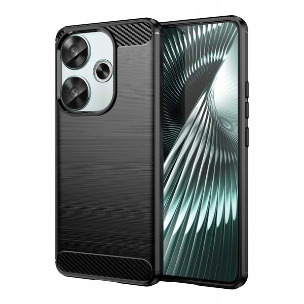 Spacecase Carbon Poco F6 5G Black zdjęcie 2