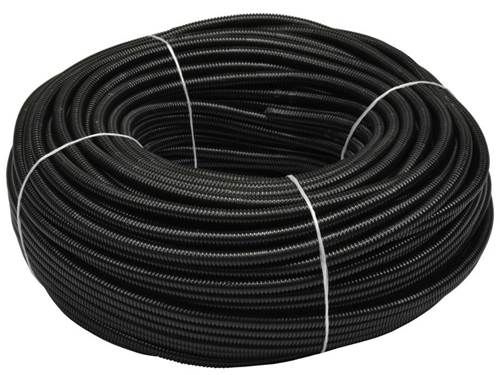 Rura karbowana peszel elektr. LDPE czarny 1m 20/15 zdjęcie 2