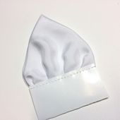 Biała poszetka trójkątna "Wypustka"