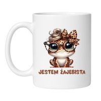 KUBEK "JESTEM ŻAJEBISTA" Wzór - Klasyczny 330 ml