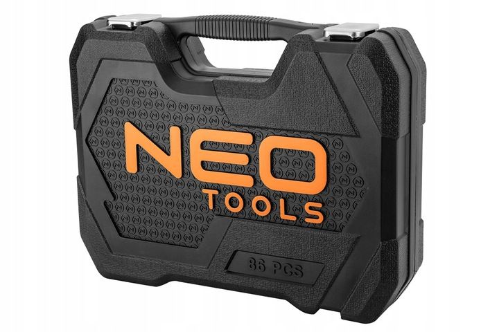 NEO TOOLS Klucze Nasadowe 1/4, 1/2, 86 el. CrV Zestaw Narzędzi Walizka zdjęcie 14