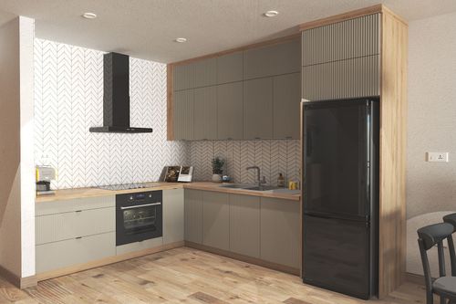 AUSTIN KU-D40 Szafka 40 cm dolna fronty MDF frezowane pionowo na Arena.pl