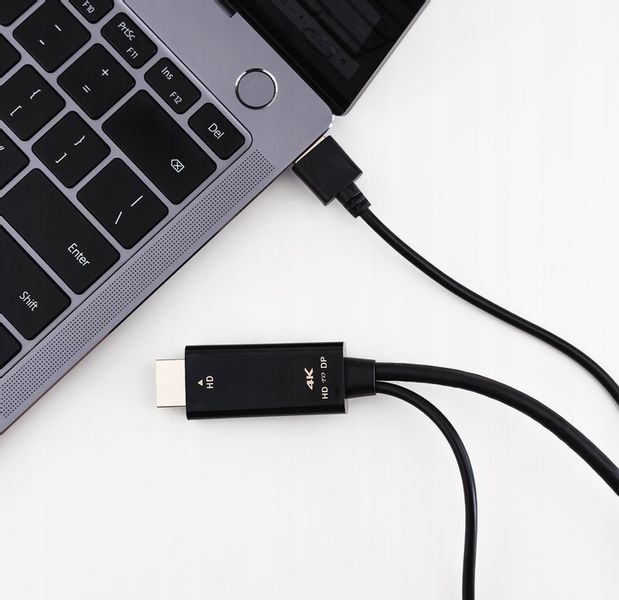 Przewód kabel konwerter z HDMI na DISPLAYPORT DP 4K 60Hz 1,8m Reagle zdjęcie 5