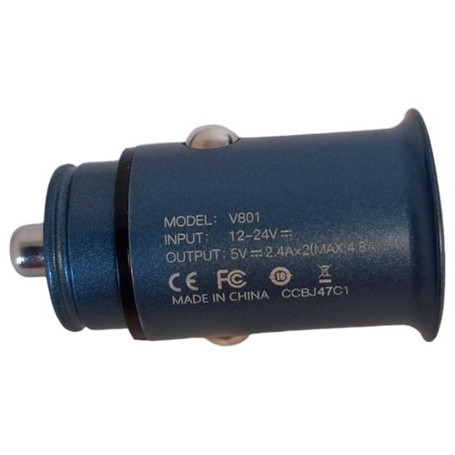 Ładowarka samochodowa 24W/4,8A USB  Niebieska na Arena.pl