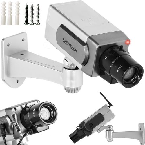 Atrapa kamery do monitoringu z migającą diodą LED na Arena.pl