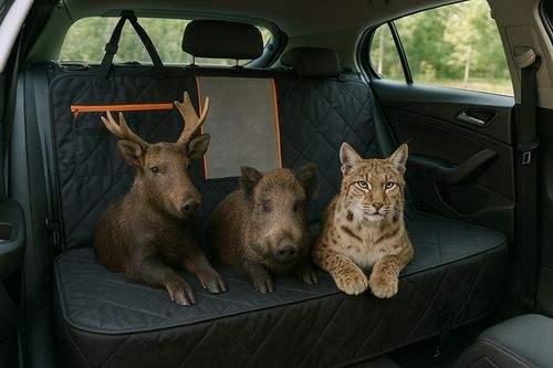 MATA SAMOCHODOWA DLA PSA OCHRONNA POKROWIEC NA FOTELE TRANSPORTER DO AUTA na Arena.pl