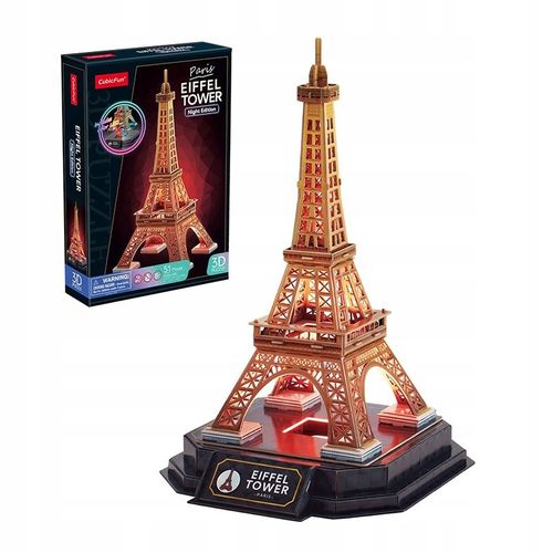 Puzzle 3D Led Wieża Eiffla Wersja Nocna 5348 na Arena.pl