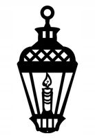 Ś35 Zawieszka świąteczna LATARENKA Boże Narodzenie ozdoba ażur ŚWIĘTA 9x20