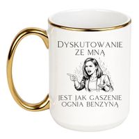 Duży Biało-Złoty 450 ml