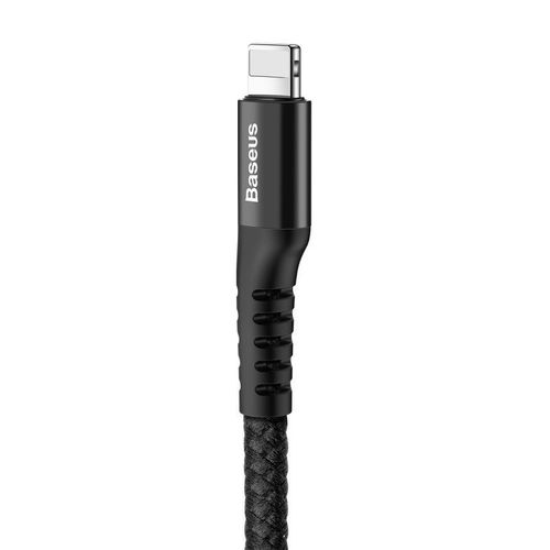 Kabel sprężynowy Lightning Baseus Spring 1m 2A (czarny) na Arena.pl