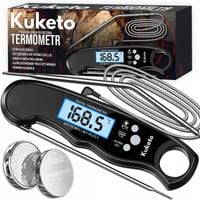 TERMOMETR KUCHENNY -50-300°C BEZPRZEWODOWY CYFROWY LCD SONDA DO MIĘS