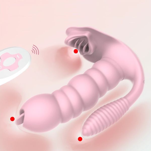 Masażer Do Majtek, Motylek Z Penisem 3In1 zdjęcie 7