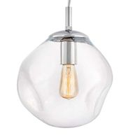 LAMPA wisząca AVIA S 10411109 Kaspa szklana OPRAWA zwis przezroczysty
