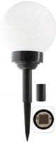 LAMPKI SOLARNE LAMPY OGRODOWE WBIJANE MOCNE LAMPA LED KULE BIAŁE SOLAR