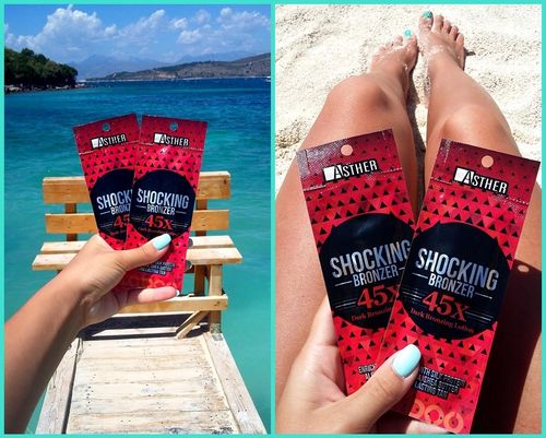 ASTHER SHOCKING BRONZER 45X do opalania w solarium na Arena.pl