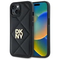 Etui DKNY Quilted Stack Logo na iPhone 14 - czarne