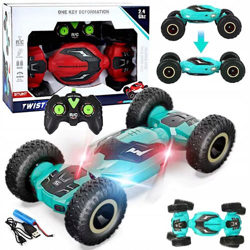 SAMOCHÓD ZDALNIE STEROWANY RC AUTO TWIST CAR STUNT 4X4 PREZENT DLA DZIECI na Arena.pl