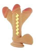Dildo Realistyczne Z Wbudowanym Kręgosłupem Cyber Skóra - Loveclonex Morfeusz 7"