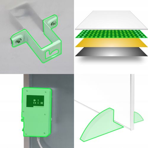 GRZEJNIK NA PODCZERWIEŃ PROMIENNIK 770W PILOT STEROWANIE WiFi XL MOCNY na Arena.pl