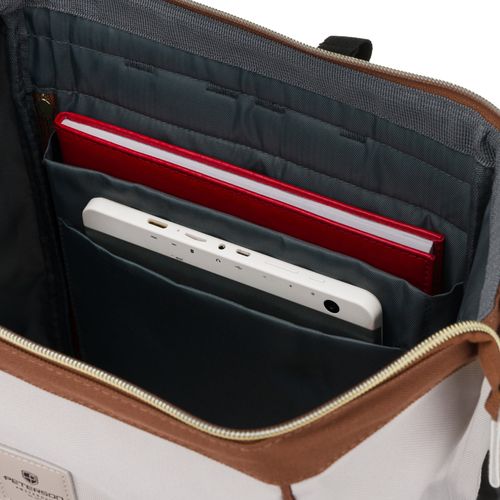 plecak materiałowy ptn alfa-5301 brown-beige na Arena.pl