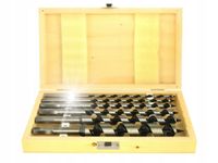 WIERTŁA DO DREWNA 230 mm ZESTAW WIERTEŁ 6-25mm BOX